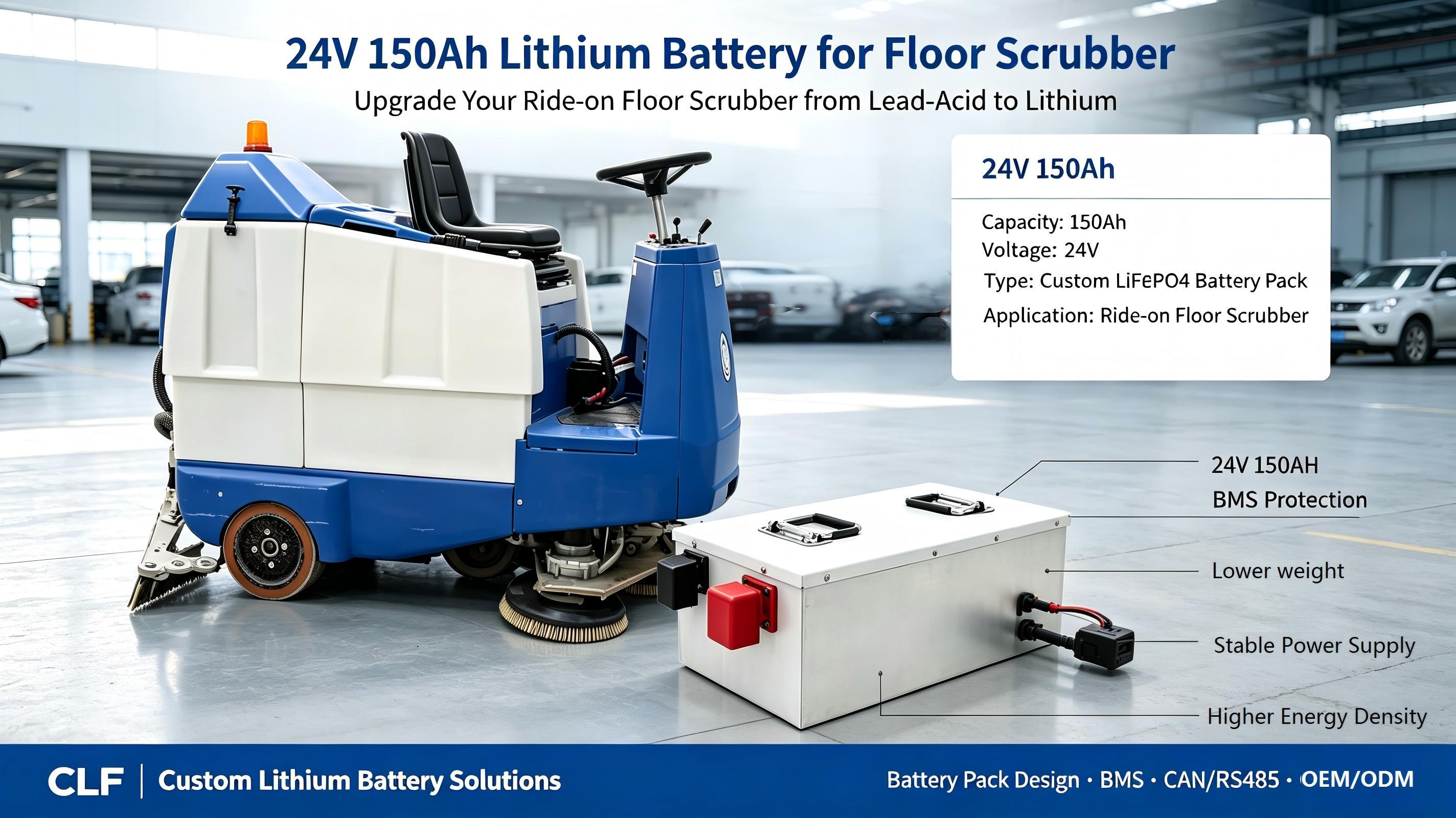 son şirket davası hakkında 24V 150Ah Lithium Battery for Industrial Floor Scrubbers