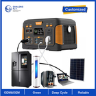 OEM ODM LiFePO4 lithium battery Portable Solar Power Station USB Type C DC AC OUTPUT lithium battery packs