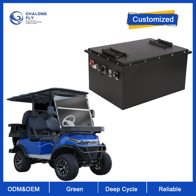 OEM ODM Golf Cart Battery 36V 48V 72V Long Life Lifepo4 Battery Cell Golf Cart Battery Lithium 48 Volt 70ah 105Ah 160Ah