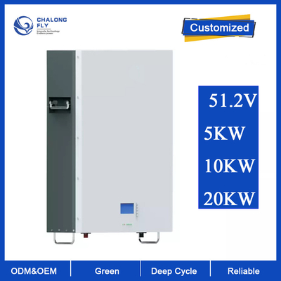 LiFePo4 Lityum Pil OEM ODM 51.2V 100AH ​​200AH Ev Güneş Enerjisi Depolama Lifepo4 Lityum Pil Duvara Monte