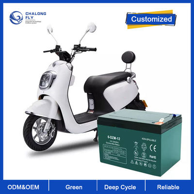 12V 24V 48V 100AH 40AH 200AH 300AH Derin Döngü OEM ODM Depolama Gel Kurşun Asit Pil E-Bike / Motosiklet / Tekerlekli Sandalye için