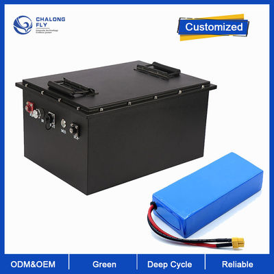 LiFePO4 Lityum Pil 48V 60V 72V 30AH 60AH 100AH Özel Lityum İyon Pil E-motosiklet/E-tekerlekli sandalye için şarj edilebilir