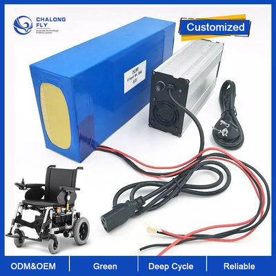 LiFePO4 Lityum Pil Şarj edilebilir OEM ODM 24V 36V 48V 60V 50AH 100AH Hareketlilik Elektrikli Scooter Lityum Pil Paketleri
