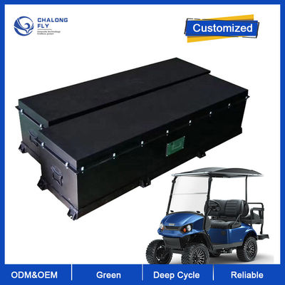 LiFePo4 Lityum Pil 72 V Elektrikli Araç Aküsü OEM ODM 48 V 150AH 200AH Golf Arabası Aküsü RV/Deniz/Forklift