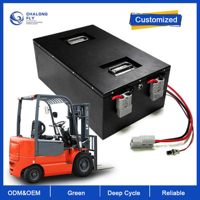 LiFePO4 Lityum Bataryası Özel Forklift AGVs RGVs Batarya Paketi 24V 36V 48V 80V 200AH 300AH 560AH Li-ion Bataryası