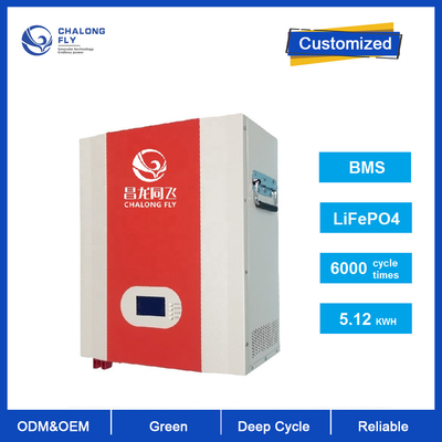 Lifepo4 Lityum İyon Pil Paketi Powerwall Duvara Monte Pil 48V 100Ah 12V Ev Konut için Derin Döngülü Pil