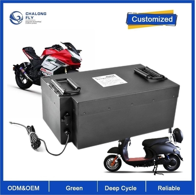 48/60/72 V LiFePO4 Lityum Demir Fosfat Pil Elektrikli Scooter Motosiklet Bisikletleri Için Şarj Edilebilir Pil