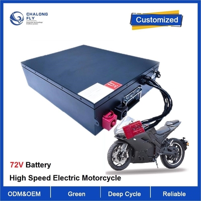 72V 50Ah 100AH ​​LiFePO4 Yüksek Hızlı Ebike Scooter Motosiklet Pil Paketi lityum İyon Pil