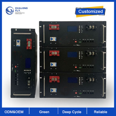 LiFePO4 Lityum Bataryası 48V 100AH 200AH Enerji Depolama Gücü Güneş Sistemi Li-ion Bataryası