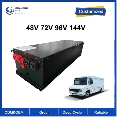 CLF OEM su geçirmez 48V 72V 96V 144V 135Ah 200Ah 230Ah LFP elektrikli golf arabası buggisi için prizmatik lityum pil paketleri