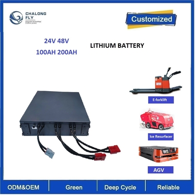 CLF Elektrikli Çatal Lifepo4 Lityum Pil Paketi OEM 48V 200Ah 300Ah 50Ah AGV için