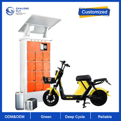 OEM ODM Toplu Şarj Kabineti Motosiklet E-Bike Scooter için Pil Değiştirme İstasyonu