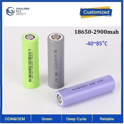 18650 2900mAh Geniş Sıcaklık -40~85°C Lityum Demir Pil askeri güç kaynağı için geçerli Lityum pil paketleri