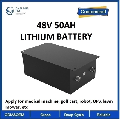 CLF OEM 48V 50AH Lityum Demir Pil Paketi Tıbbi Makineler ve Enstrümanlar için Golf Arabaları Robot UPS