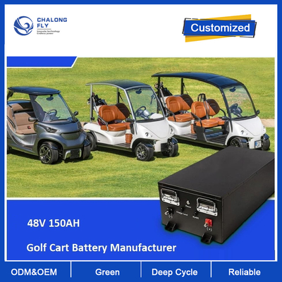 CLF OEM ODM 48V 36V 150AH LiFePO4 Lityum Pil Paketleri CAN RS485 AGV RGV Golf Araba Robotu Motosiklet Scooter Araba