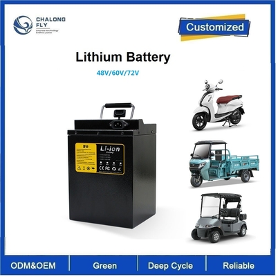 CLF OEM ODM 48V 60V 72V Lityum İyon Pil Paketleri Elektrikli scooter için LiFePO4 Motosiklet Üç Tekerlekli Araba Golf arabası araç