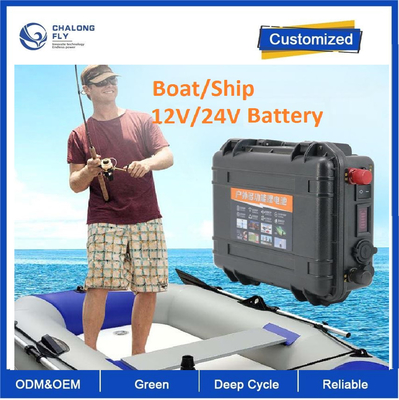 CLF 12V100AH OEM ODM Lityum pil elektrikli motor saldırı tekne kayak 24 volt 200 amp deniz itici pil