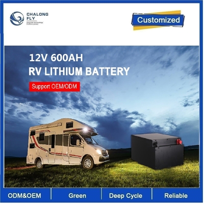 CLF 12V 600Ah Lityum Demir Fosfat Şarj edilebilir LiFePO4 Pil Paketi 100Ah 200Ah 300Ah 12V 24V RV Camper Tekne için