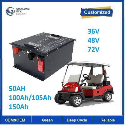 CLF OEM 48V 100Ah Golf Arabası Aküsü, A Sınıfı Lityum Pil Hücresi ve 4000 Döngü Ömrü ile