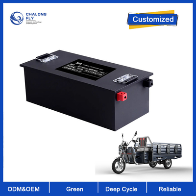 48v 60v 72v 100ah 200ah 300ah Özel Elektrikli Motosiklet Üçtekli Lityum Pil 48V 60Ah Lifepo4 Elektrikli Riksha Araba Pil