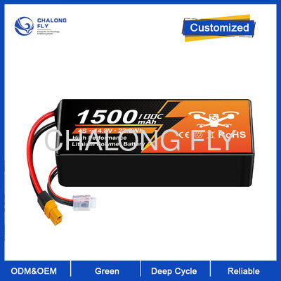 Dayanıklı 2S1P 7.4V 1500mAh Lityum Polimer İHA Drone Pil Paketi, OEM/ODM Desteği ile