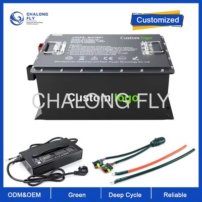 OEM ODM LiFePO4 MAX BMS 200A Golf Arabası Pil Elektrikli Lityum İyon Pil Paketleri Yüksek Kapasite 51.2v 105ah