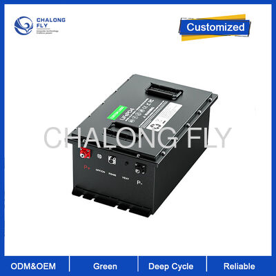 48V 100Ah LiFePO4 Golf Arabası Bataryası 4000+ Döngü ve Evrensel Uyum için Dahili 200A BMS