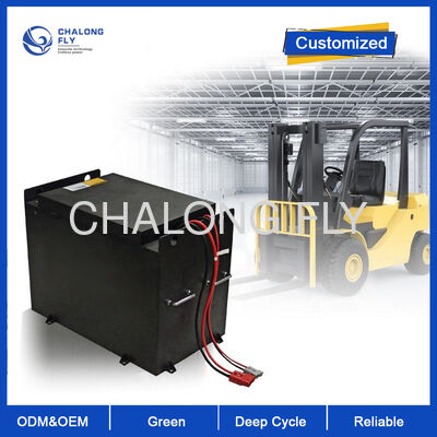 LiFePO4 Forklift Lityum Pil Akıllı BMS 5000+ Dönem 1C Hızlı Şarj 160Wh/kg CAN Otobüs IP67 80V 500Ah