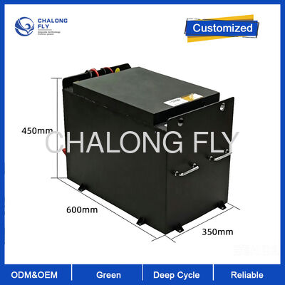 48V 400Ah Kompakt LiFePO4 Forklift Akü 155Wh / kg Yüksek Enerji Yoğunluğu İnce Tasarım Uzatılmış Çalışma Süresi Endüstriyel