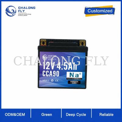 12V 4.5Ah 90CCA Kompakt Sodyum İyon Motosiklet Starter Bataryası