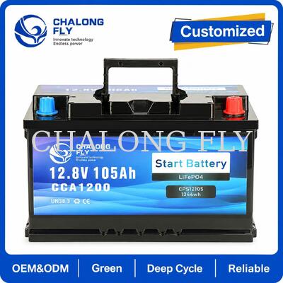 12.8V 100Ah Yüksek Akım Marşlı LiFePO4 Akü - Deniz ve Kamyon Uygulamaları İçin